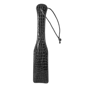 Paddle Simili Cuir Croco Noir, Blaze